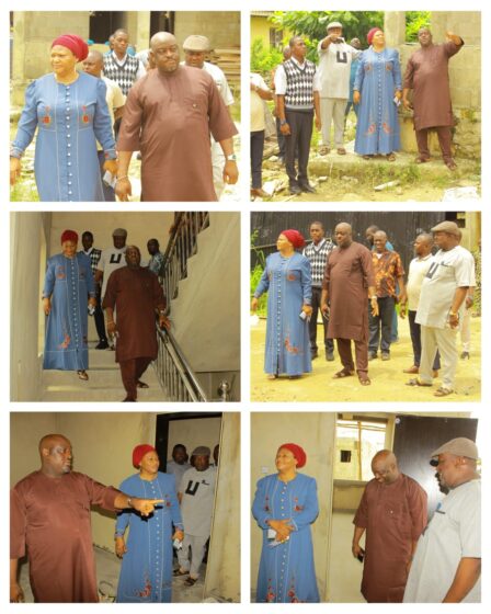 Ogidan Inspects Ongoing Construction of New Legislative Building