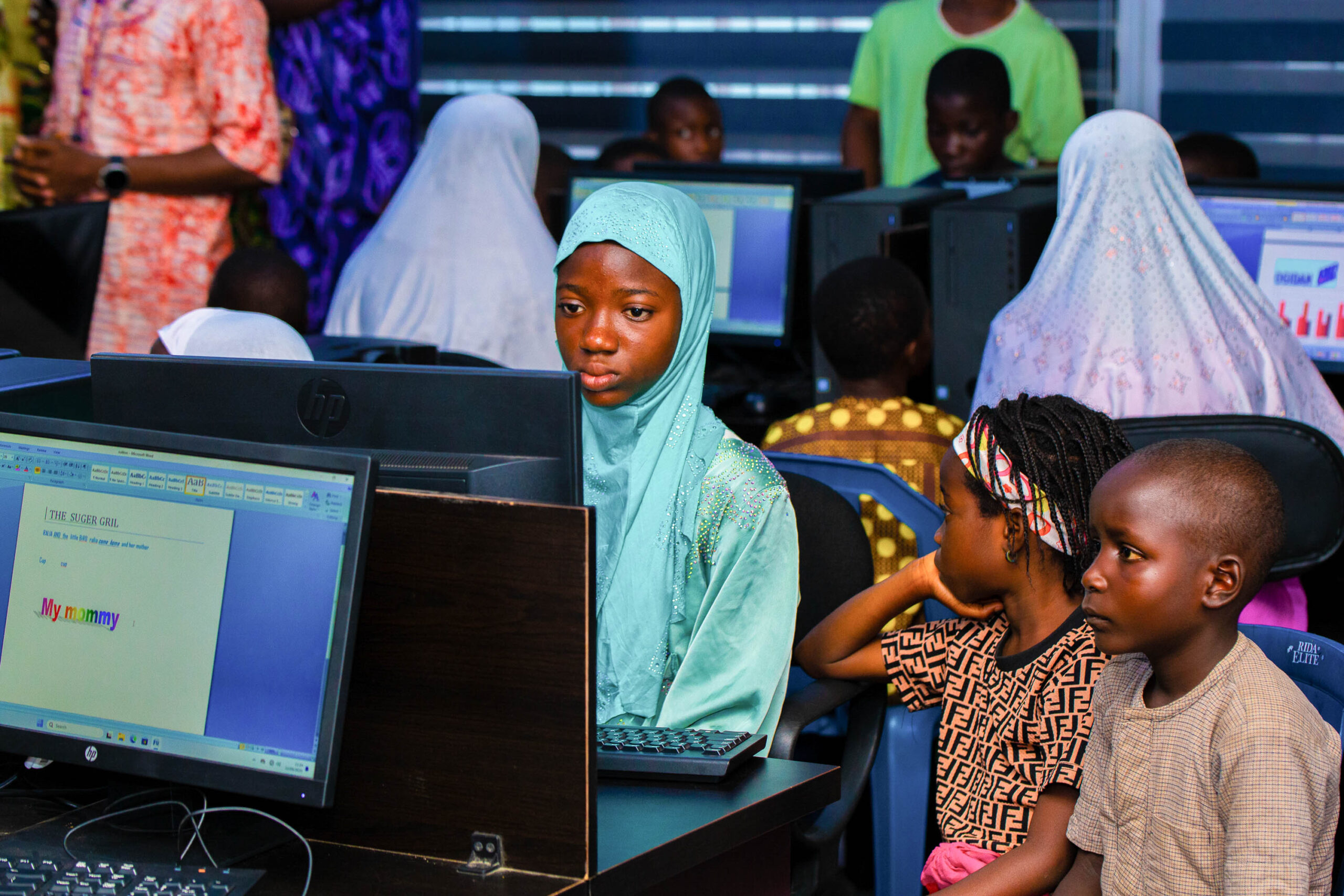 Participants at the Coker-Aguda Summer ICT Training programme
